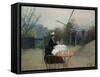 Plein Air, C.1890 (Oil on Canvas)-Ramon Casas-Framed Stretched Canvas