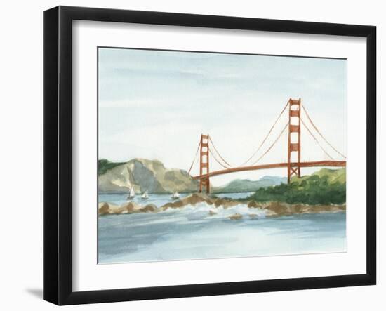 Plein Air Cityscape III-Ethan Harper-Framed Art Print