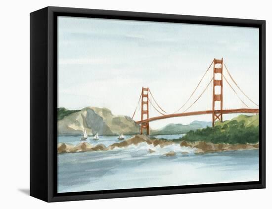 Plein Air Cityscape III-Ethan Harper-Framed Stretched Canvas