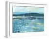 Plein Air Dock-Becky Samuelson-Framed Art Print