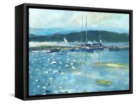 Plein Air Dock-Becky Samuelson-Framed Stretched Canvas