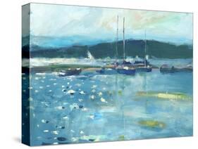 Plein Air Dock-Becky Samuelson-Stretched Canvas