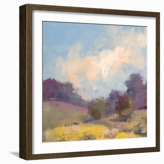 Plein Air Hill Side-Jill Schultz McGannon-Framed Art Print