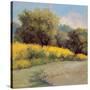 Plein Air Lavender and Yellow-Jill Schultz McGannon-Stretched Canvas
