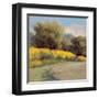 Plein Air Lavender and Yellow-Jill Schultz McGannon-Framed Art Print