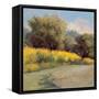 Plein Air Lavender and Yellow-Jill Schultz McGannon-Framed Stretched Canvas