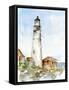 Plein Air Lighthouse Study I-Ethan Harper-Framed Stretched Canvas