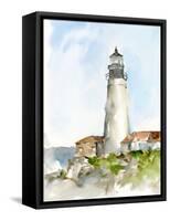 Plein Air Lighthouse Study II-Ethan Harper-Framed Stretched Canvas