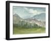 Plein Air Mountain View II-Ethan Harper-Framed Art Print