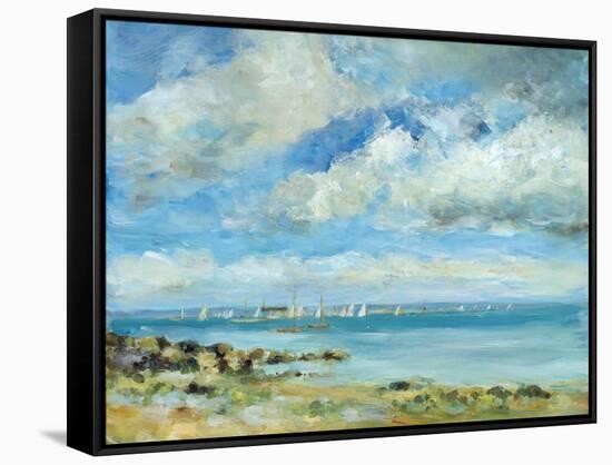 Plein Air Regatta-Becky Samuelson-Framed Stretched Canvas