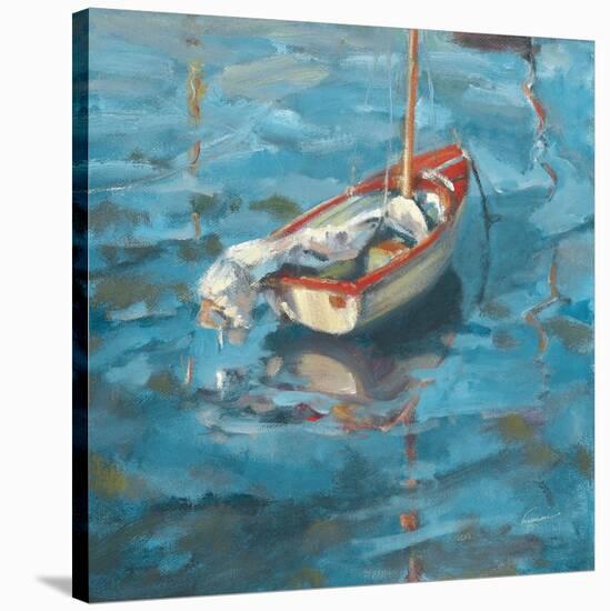 Plein Air Sail Boat-Marita Freeman-Stretched Canvas
