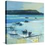 Plein Air Waterfront-Marita Freeman-Stretched Canvas