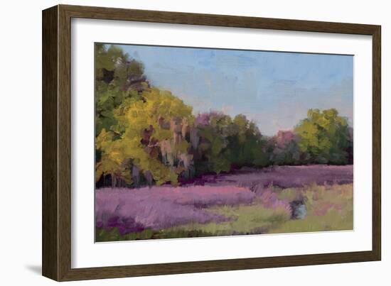 Plein Air Wild Lavender-Jill Schultz McGannon-Framed Art Print