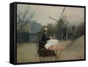 Plein Air-Ramon Casas-Framed Stretched Canvas