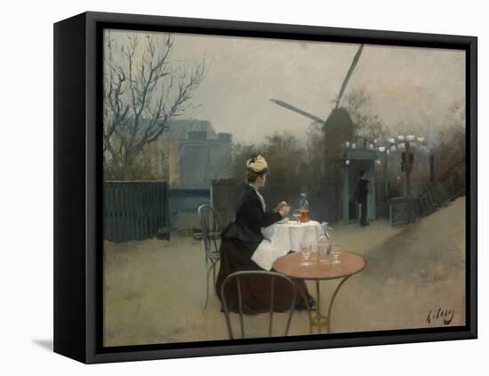 Plein Air-Ramon Casas-Framed Stretched Canvas