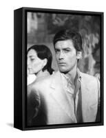 Plein Soleil PURPLE NOON by Rene Clement with Alain Delon, 1960 (b/w photo)-null-Framed Stretched Canvas