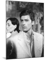 Plein Soleil PURPLE NOON by Rene Clement with Alain Delon, 1960 (b/w photo)-null-Mounted Photo