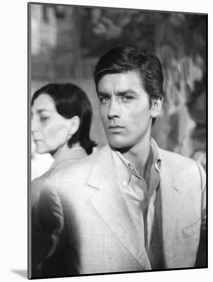 Plein Soleil PURPLE NOON by Rene Clement with Alain Delon, 1960 (b/w photo)-null-Mounted Photo