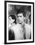 Plein Soleil PURPLE NOON by Rene Clement with Alain Delon, 1960 (b/w photo)-null-Framed Photo