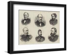 Plenipotentiaries at the Congress of Berlin-null-Framed Giclee Print