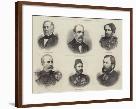 Plenipotentiaries at the Congress of Berlin-null-Framed Giclee Print