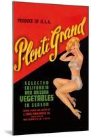 Plenti Grand-Crocker-Mounted Art Print