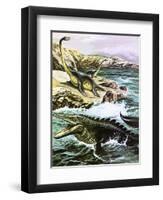 Plesiosaurus-Payne-Framed Giclee Print