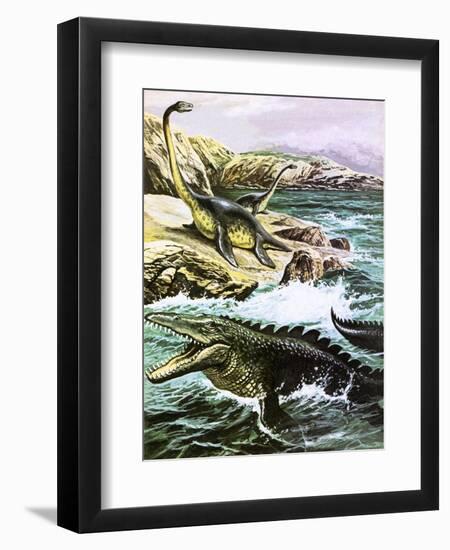 Plesiosaurus-Payne-Framed Premium Giclee Print