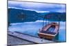 Pletna Rowing Boat, Lake Bled, Bled, Gorenjska, Upper Carniola Region, Slovenia, Europe-Matthew Williams-Ellis-Mounted Photographic Print