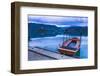 Pletna Rowing Boat, Lake Bled, Bled, Gorenjska, Upper Carniola Region, Slovenia, Europe-Matthew Williams-Ellis-Framed Photographic Print