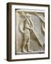 Plinth of Kouros Statue, Bas-Relief Depicting Hoplites, Circa 490 Bc-null-Framed Giclee Print