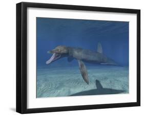 Pliosaurus Kevani, Late Jurassic of England-null-Framed Art Print