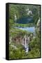 Plitvice Lakes in the National Park Plitvicka Jezera, Croatia-Martin Zwick-Framed Stretched Canvas