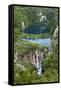 Plitvice Lakes in the National Park Plitvicka Jezera, Croatia-Martin Zwick-Framed Stretched Canvas