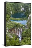 Plitvice Lakes in the National Park Plitvicka Jezera, Croatia-Martin Zwick-Framed Stretched Canvas