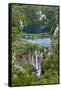 Plitvice Lakes in the National Park Plitvicka Jezera, Croatia-Martin Zwick-Framed Stretched Canvas