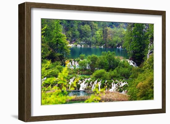 Plitvice Lakes National Park, Croatia-Lamarinx-Framed Photographic Print