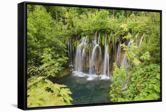 Plitvice Lakes National Park, UNESCO World Heritage Site, Croatia, Europe-Gary Cook-Framed Stretched Canvas