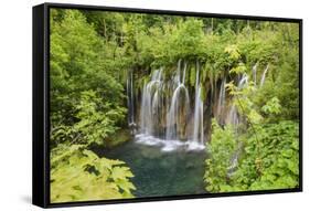 Plitvice Lakes National Park, UNESCO World Heritage Site, Croatia, Europe-Gary Cook-Framed Stretched Canvas