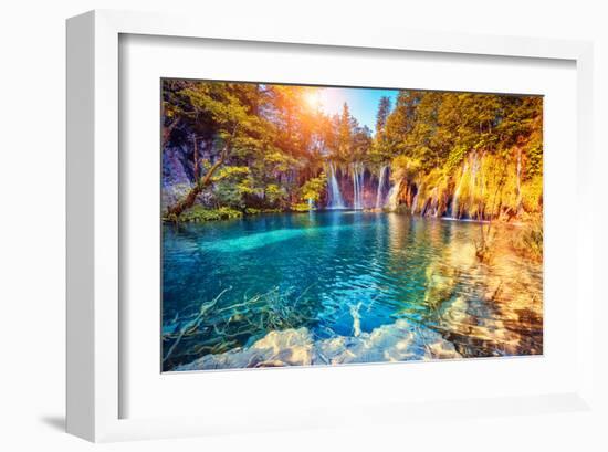 Plitvice Lakes Natl. Park Croatia-null-Framed Art Print