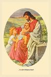 Jesus, The Children's Friend-Plockhorst-Art Print