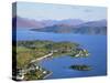 Plockton and Loch Carron, Highlands Region, Scotland, UK, Europe-Roy Rainford-Stretched Canvas