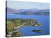 Plockton and Loch Carron, Highlands Region, Scotland, UK, Europe-Roy Rainford-Stretched Canvas