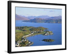 Plockton and Loch Carron, Highlands Region, Scotland, UK, Europe-Roy Rainford-Framed Photographic Print