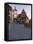 Ploenlein, Siebers Tower, Rothenburg Ob Der Tauber, Franconia, Bavaria, Germany, Europe-Gavin Hellier-Framed Stretched Canvas