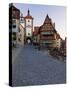Ploenlein, Siebers Tower, Rothenburg Ob Der Tauber, Franconia, Bavaria, Germany, Europe-Gavin Hellier-Stretched Canvas