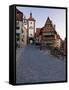 Ploenlein, Siebers Tower, Rothenburg Ob Der Tauber, Franconia, Bavaria, Germany, Europe-Gavin Hellier-Framed Stretched Canvas