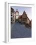 Ploenlein, Siebers Tower, Rothenburg Ob Der Tauber, Franconia, Bavaria, Germany, Europe-Gavin Hellier-Framed Photographic Print