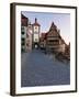 Ploenlein, Siebers Tower, Rothenburg Ob Der Tauber, Franconia, Bavaria, Germany, Europe-Gavin Hellier-Framed Photographic Print