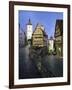 Plonlein Building and Road Fork, Rothenberg Ob Der Tauber, Germany-Walter Bibikow-Framed Photographic Print